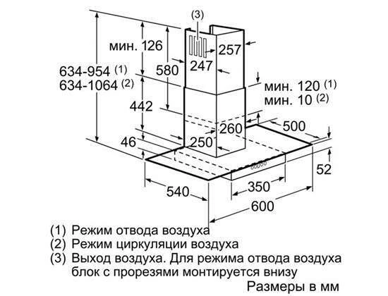 Вытяжка Bosch DWA06D650 - фото 2