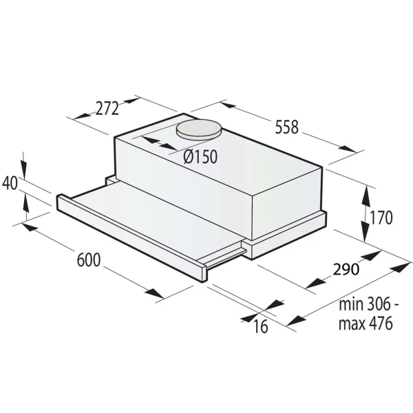 Вытяжка Gorenje TH60E3B - фото 10