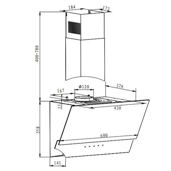 Hansa кіріктірілетін ауа сорғышы OKP6547SH - фото 12