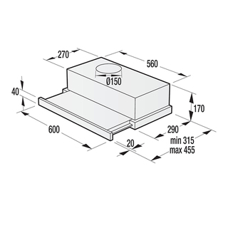 Вытяжка Gorenje BHP62CLB