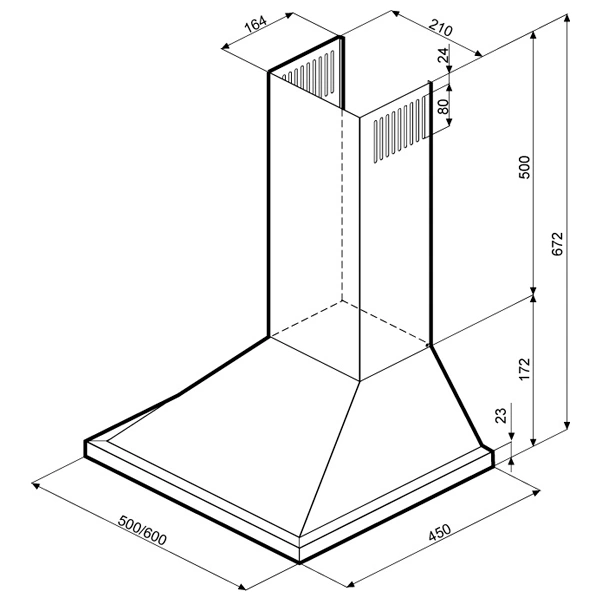 Вытяжка Krona Bella PB 600 White - фото 9