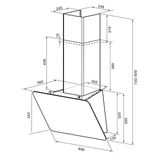 Вытяжка Krona Liora 900 black S - фото 2