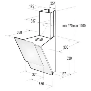 Вытяжка Gorenje DKG 552-ORA-W
