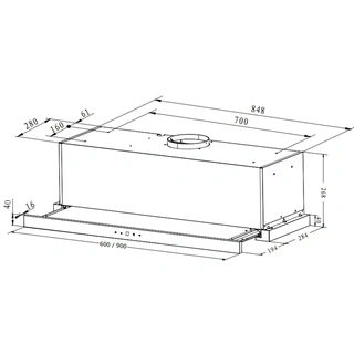 Вытяжка Hansa OTP9351BGH - фото 2