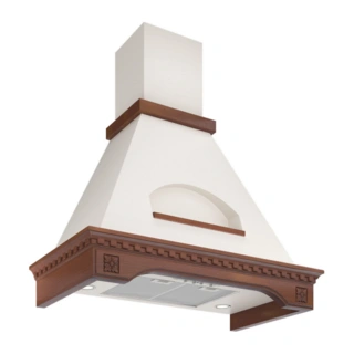 Вытяжка Elikor Бельведер 90П Бежевый / Бук