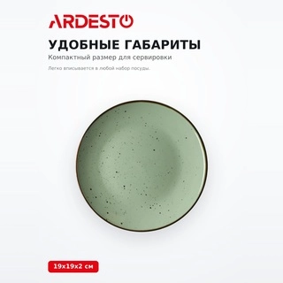 Тарелка Ardesto AR2919GGC - фото 4