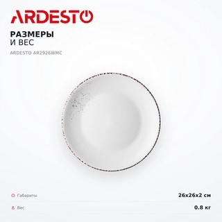 Тарелка Ardesto AR2926WMC - фото 6