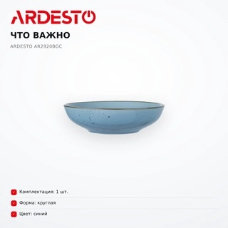 Тарелка Ardesto AR2920BGC - фото 5
