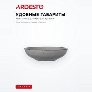 Тарелка ARDESTO AR2920GREY - фото 4