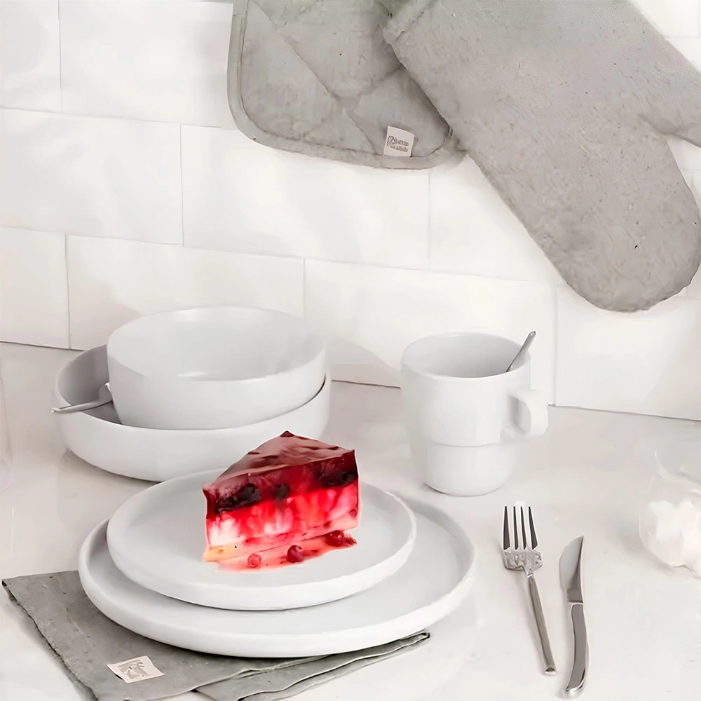 Тарелка десертная Ardesto Trento AR2920TW - фото 6