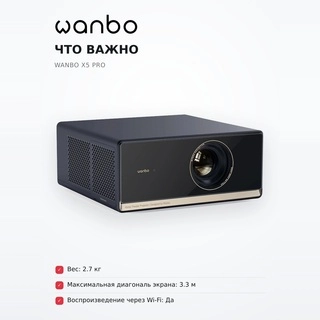 Проектор портативный Wanbo X5 Pro - фото 6