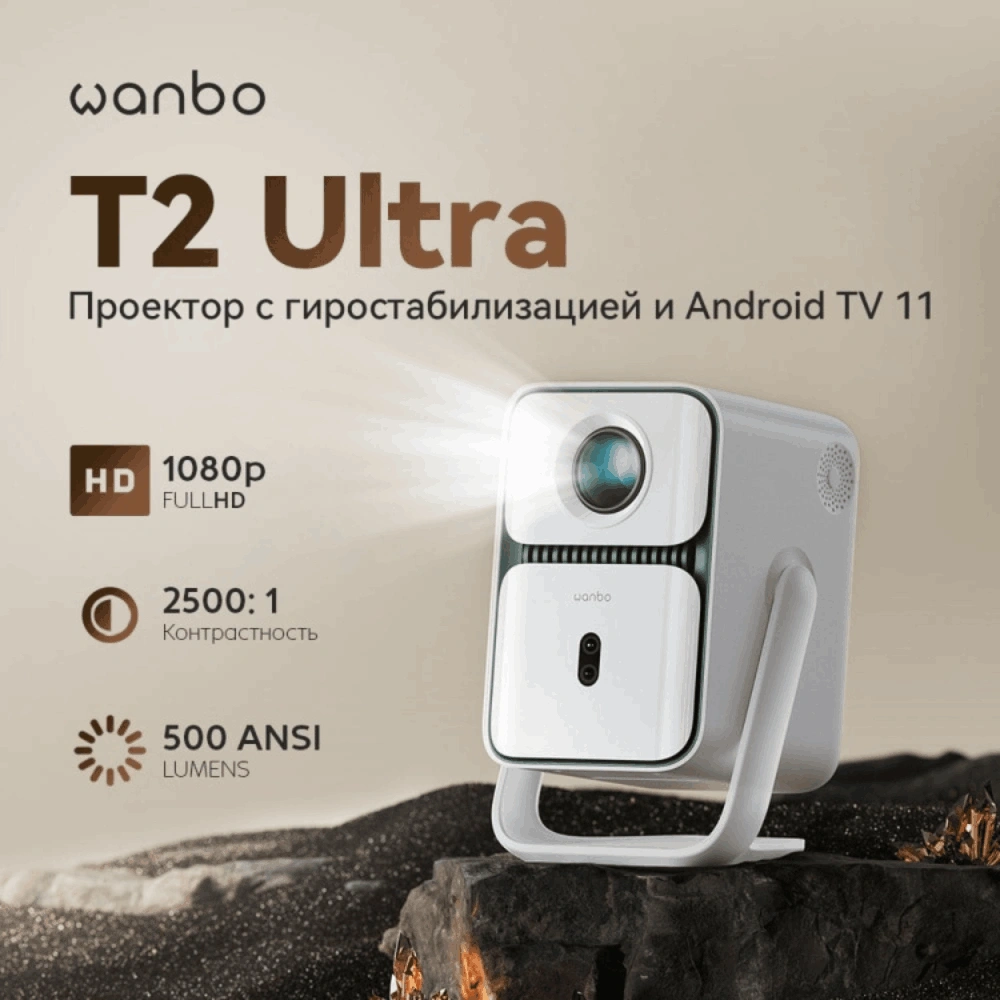 Проектор портативный Wanbo T2 Ultra - фото 2