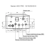 Отопительный котёл Navien Navien Ace Pro 13k + дымоходная труба KD + муфта 3/4 - фото 5
