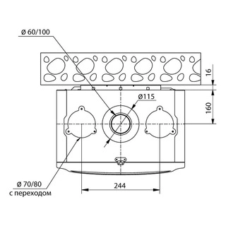 Отопительный котёл Navien Navien Ace Pro 16k + дымоходная труба KD + муфта 3/4 - фото 5