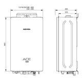 Отопительный котёл Navien Navien Ace Pro 16k + дымоходная труба KD + муфта 3/4 - фото 4