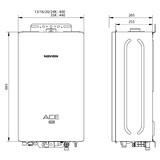 Отопительный котёл Navien Ace Pro 35k + дымоходная труба KD + муфта 3/4 - фото 3