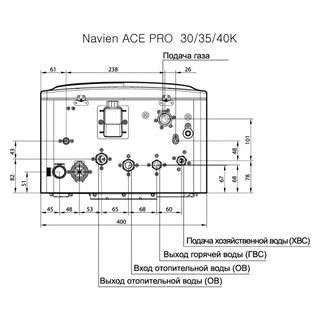 Отопительный котёл Navien Navien Ace Pro 35k - фото 4