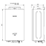 Отопительный котёл Navien Navien Ace Pro 40k + дымоходная труба KD + муфта 3/4 - фото 3