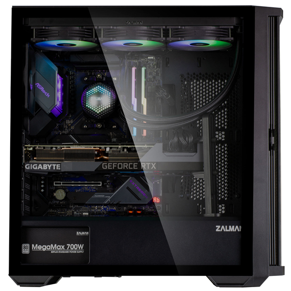 Компьютерный корпус Zalman Z10 Black MidT - фото 4
