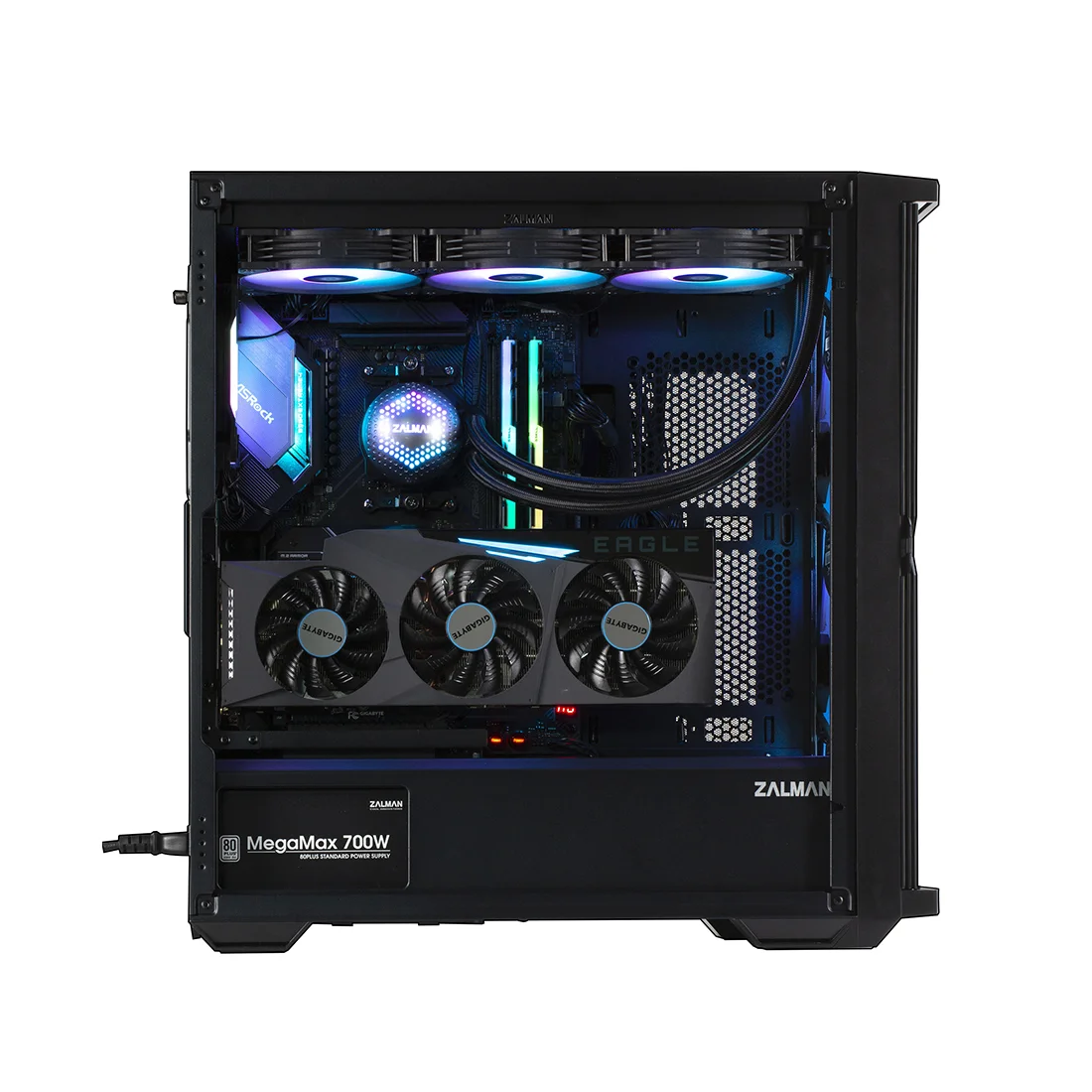 Компьютерный корпус Zalman Z10 PLUS без Б/П Z10 Plus Black MidT - фото 3
