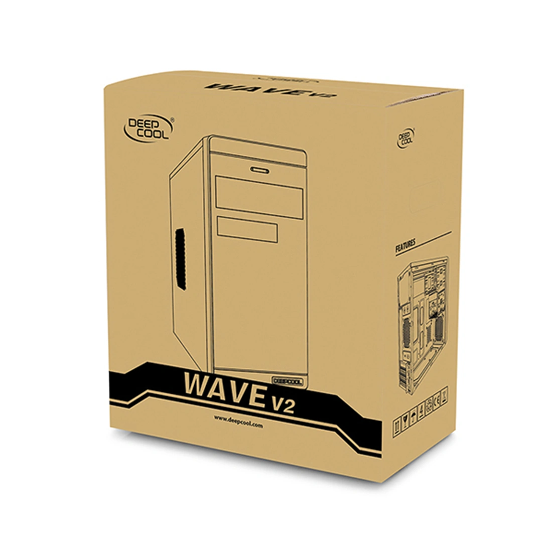 Компьютерный корпус Deepcool WAVE V2 без Б/П  - фото 3