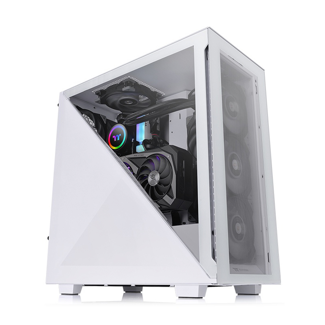 Компьютерный корпус Thermaltake Divider 300 TG Snow без Б/П 