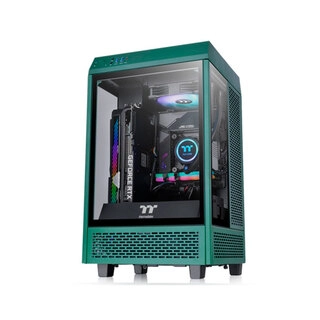 Компьютерный корпус Thermaltake The Tower 100 Racing Green без Б/П 