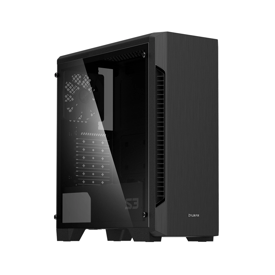 Компьютерный корпус Zalman S3 TG Black без Б/П  - фото 2