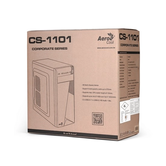 Компьютерный корпус Aerocool CS-1101 без Б/П  - фото 2