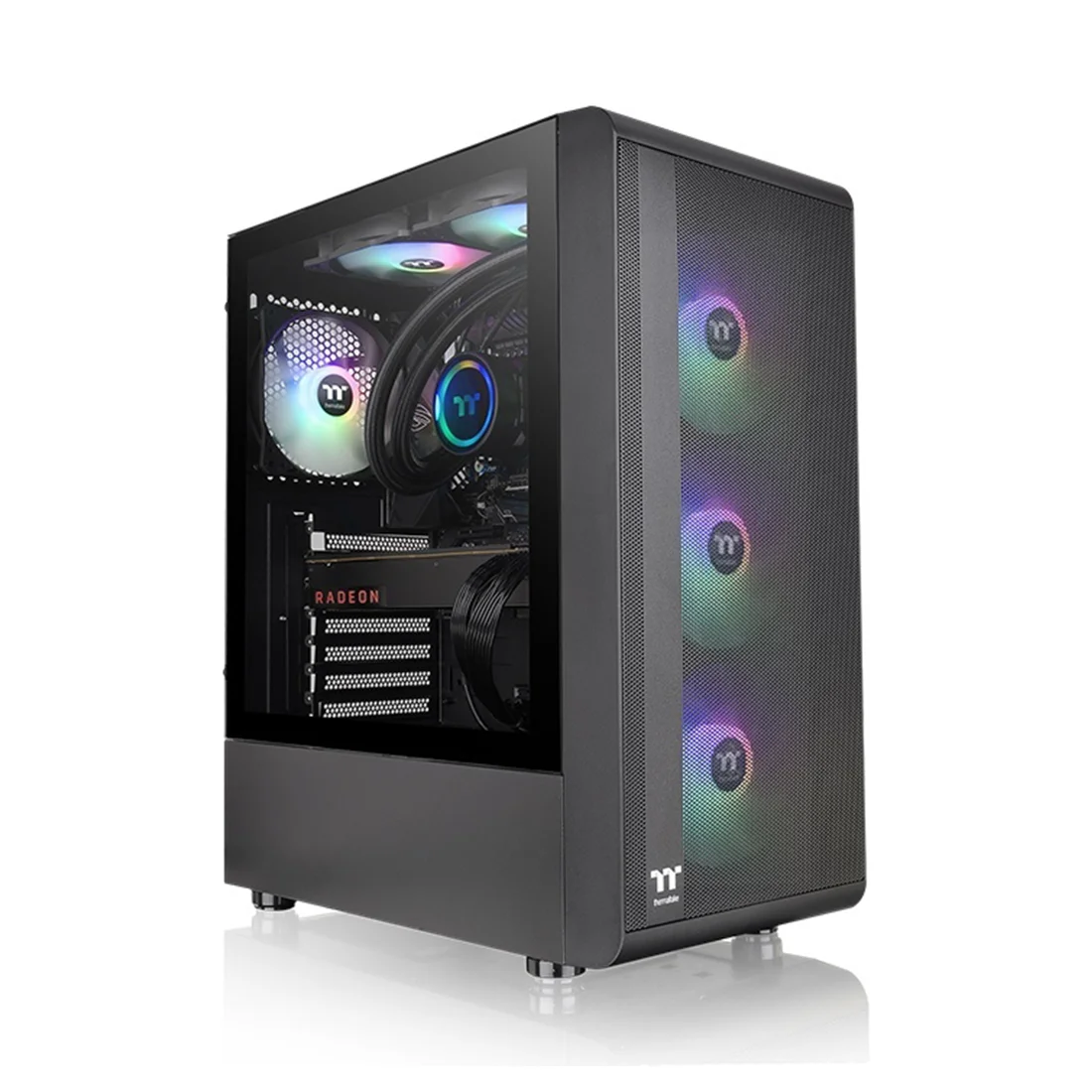Компьютерный корпус Thermaltake S200 TG ARGB Black без Б/П  - фото 5