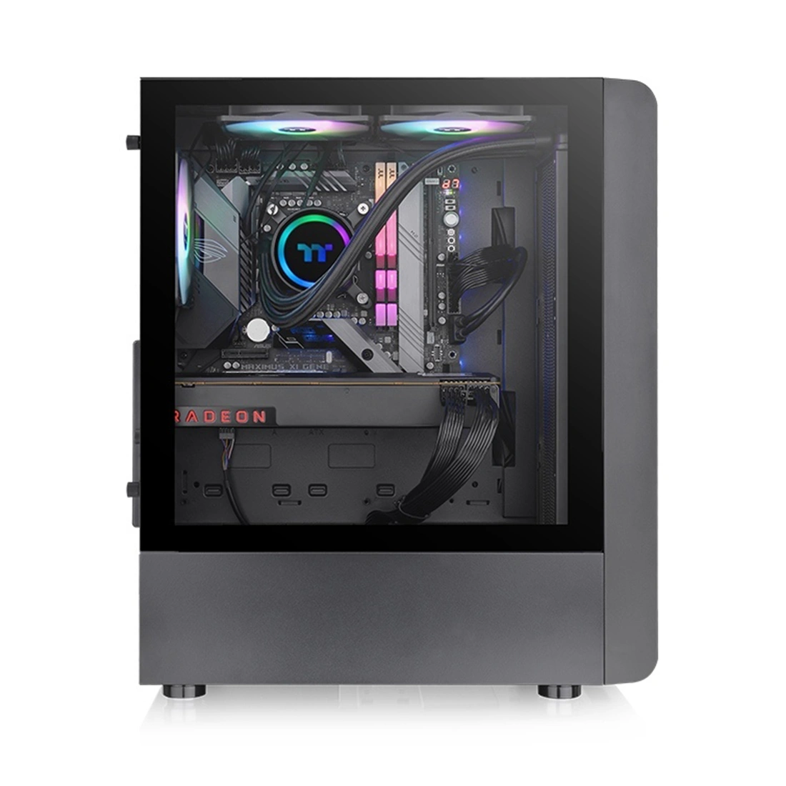 Компьютерный корпус Thermaltake S200 TG ARGB Black без Б/П  - фото 4