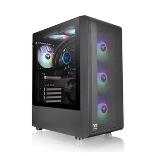 Компьютерный корпус Thermaltake S200 TG ARGB Black без Б/П 