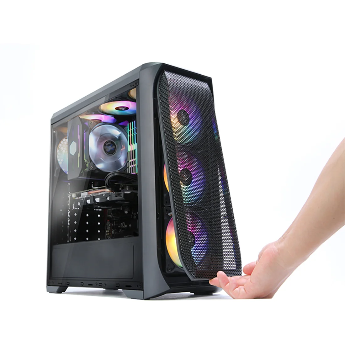 Компьютерный корпус Zalman N5 MF Black без Б/П  - фото 4
