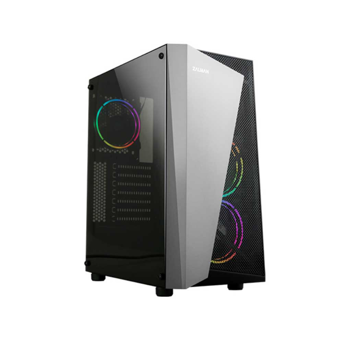 Компьютерный корпус Zalman S4 PLUS Black без Б/П 