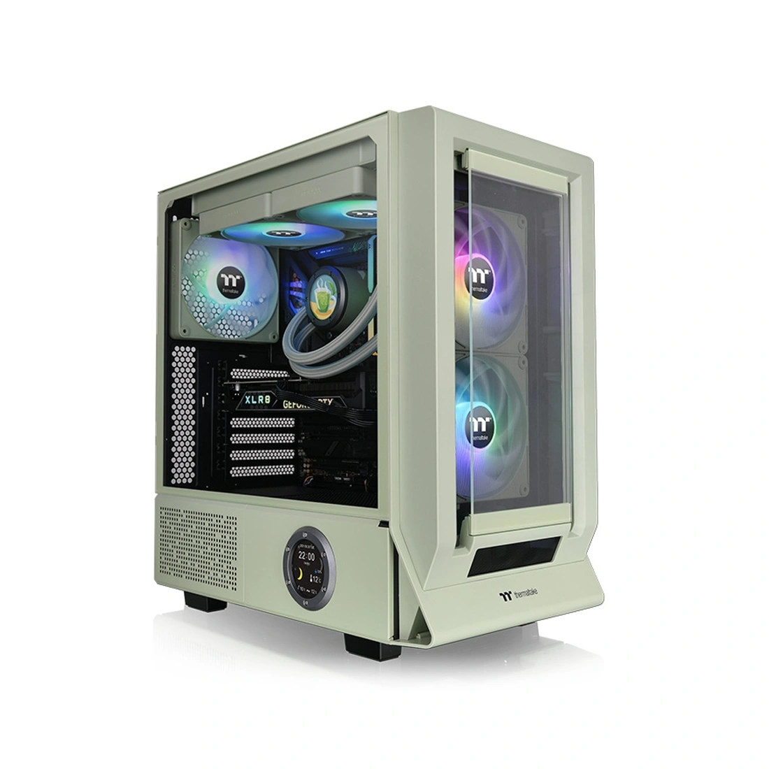 Компьютерный корпус Thermaltake Ceres 350 MX Matcha Green без Б/П 