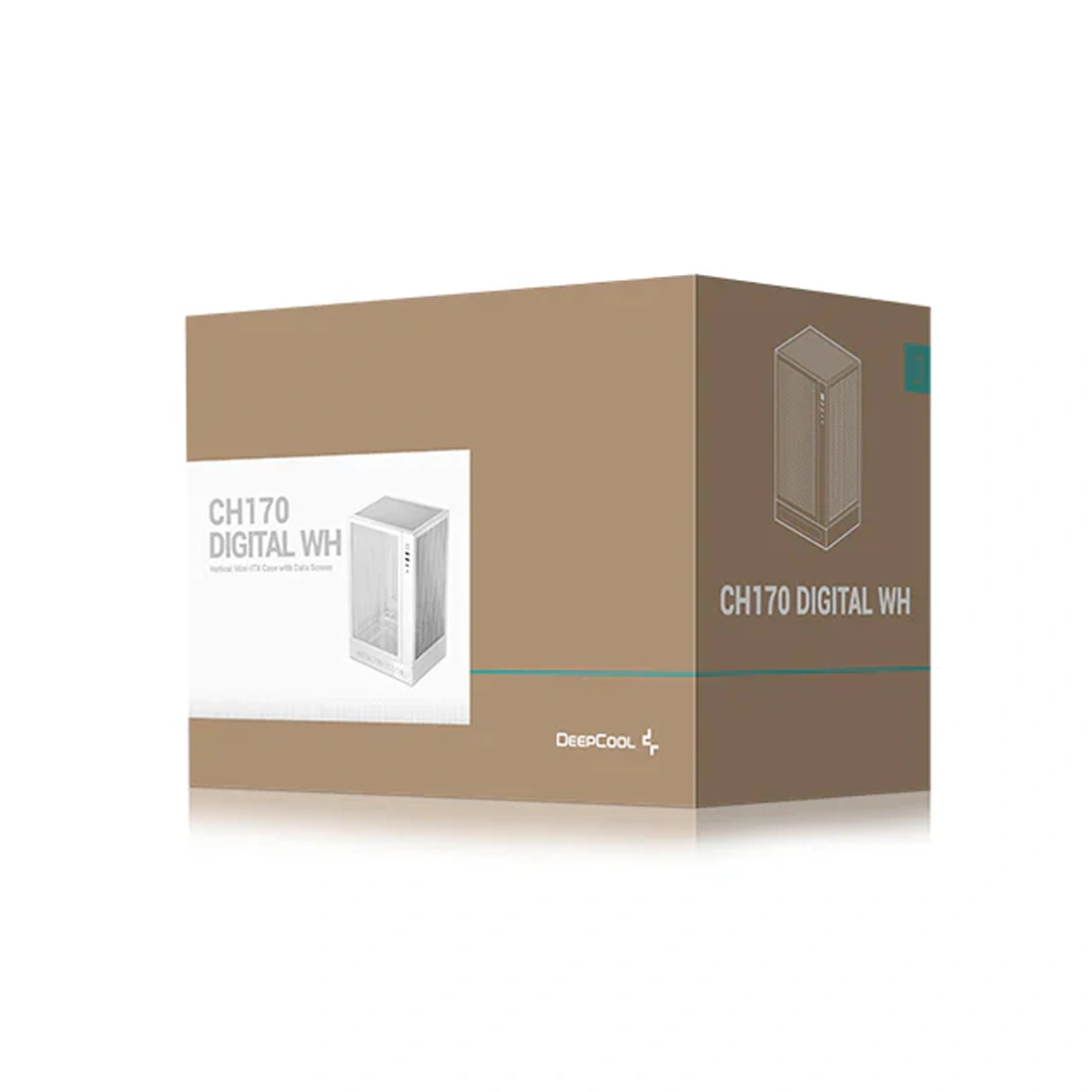 Компьютерный корпус Deepcool CH170 DIGITAL WH без Б/П  - фото 6