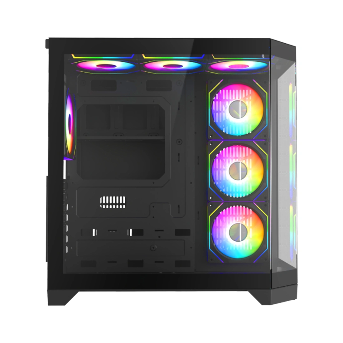 Компьютерный корпус Gamemax Hype-A BK Black без Б/П  - фото 6