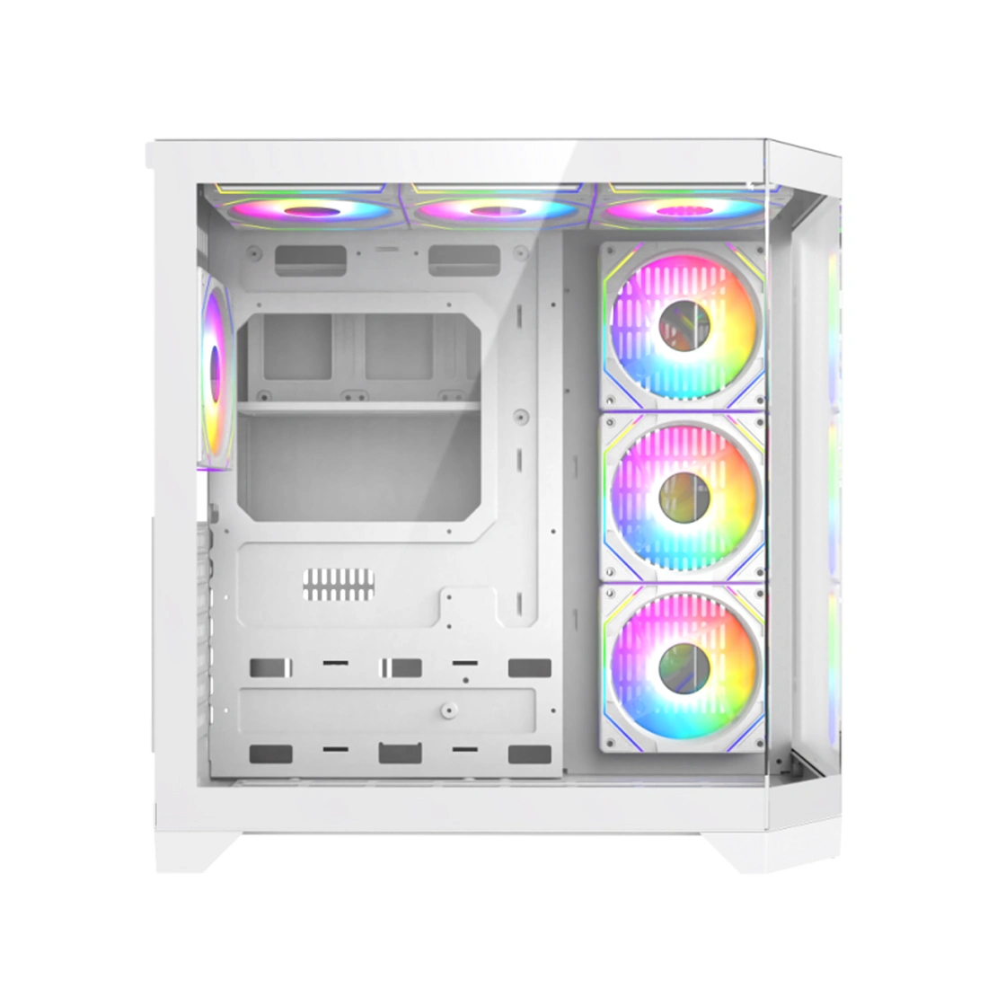 Компьютерный корпус Gamemax Hype-A WH White без Б/П  - фото 2
