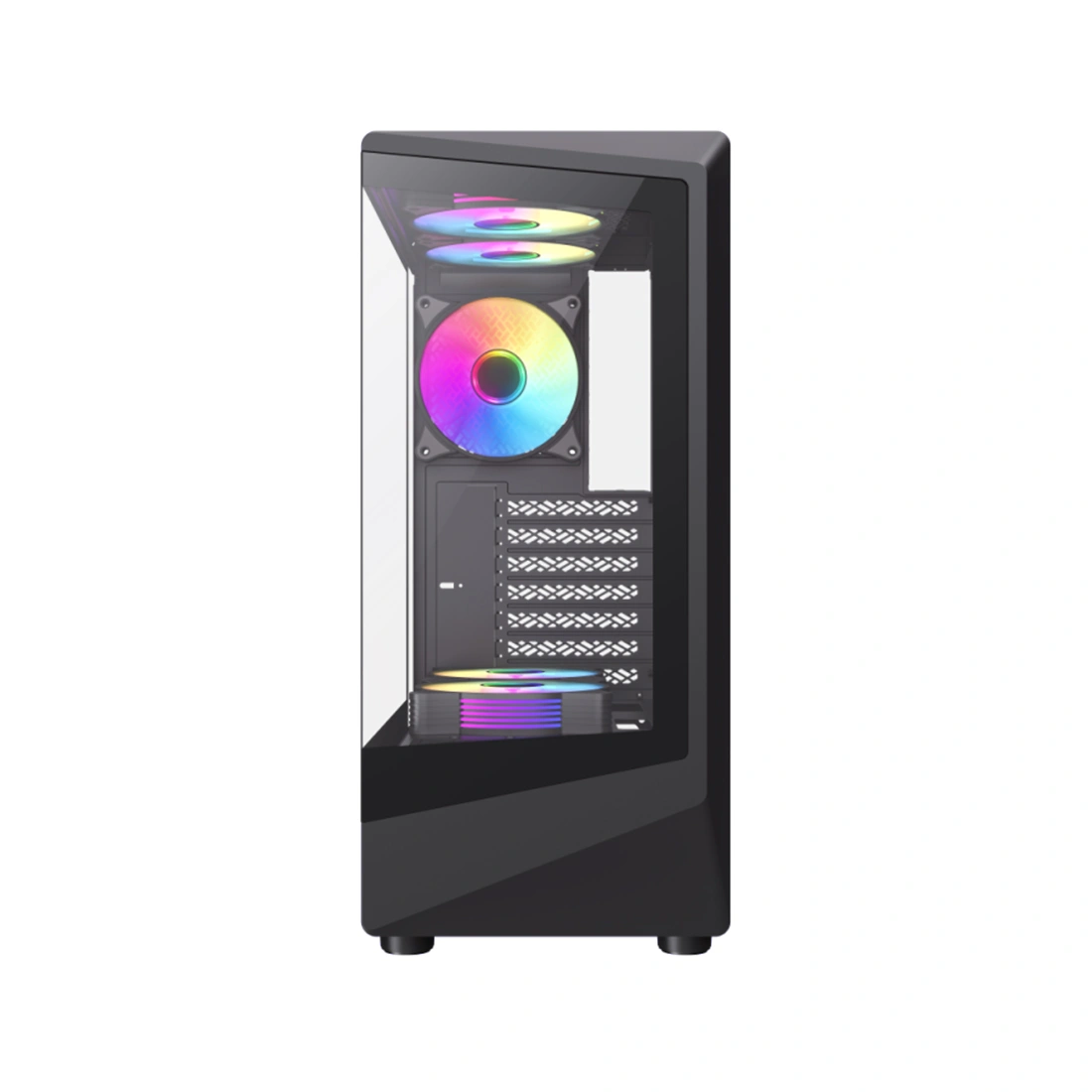 Компьютерный корпус Gamemax Vista COC AB Black без Б/П  - фото 6