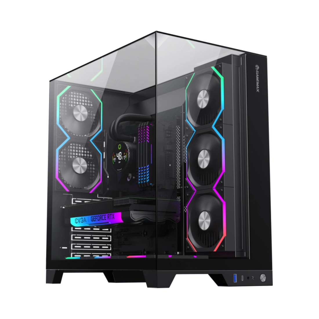 Компьютерный корпус Gamemax Infinity Pro BK Black без Б/П  - фото 3