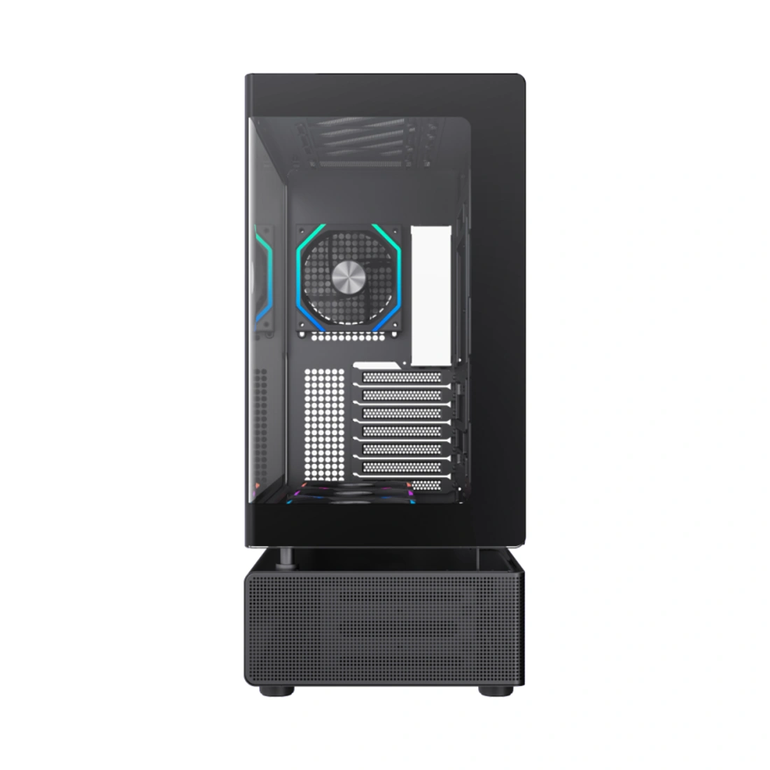 Компьютерный корпус Gamemax N80 BK Black без Б/П  - фото 3
