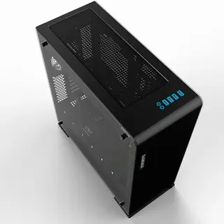 Қаптамасыз ДК корпусы M909 Vega Black Temp Glass