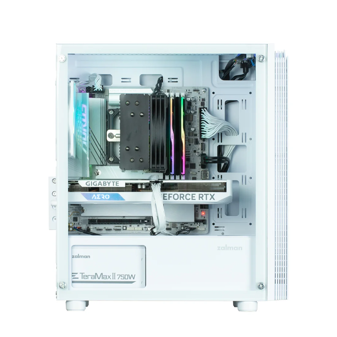 Компьютерный корпус Zalman T4 PLUS WHITE без Б/П  - фото 5