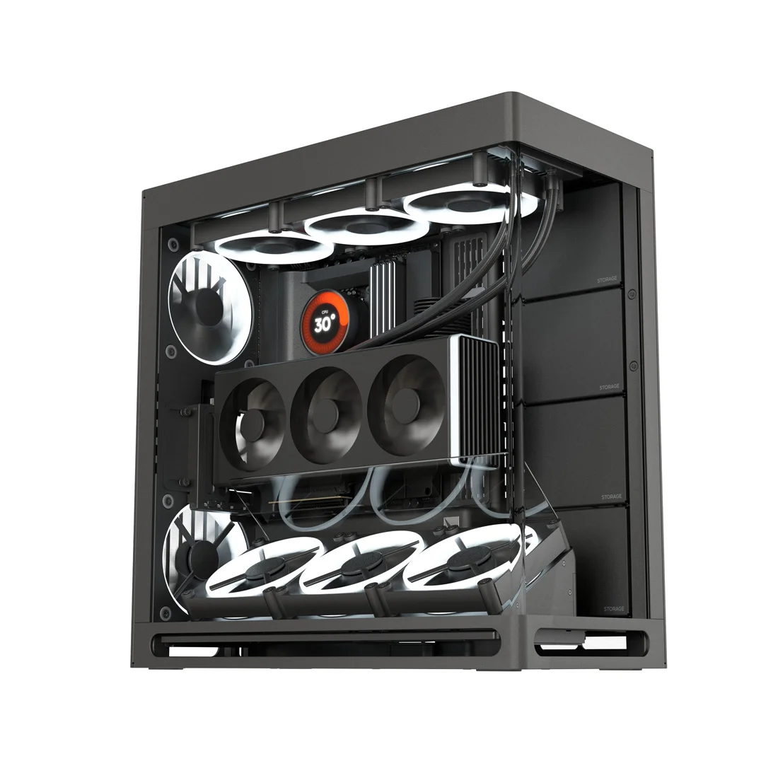 Компьютерный корпус HAVN HS 420 VGPU BK без Б/П 