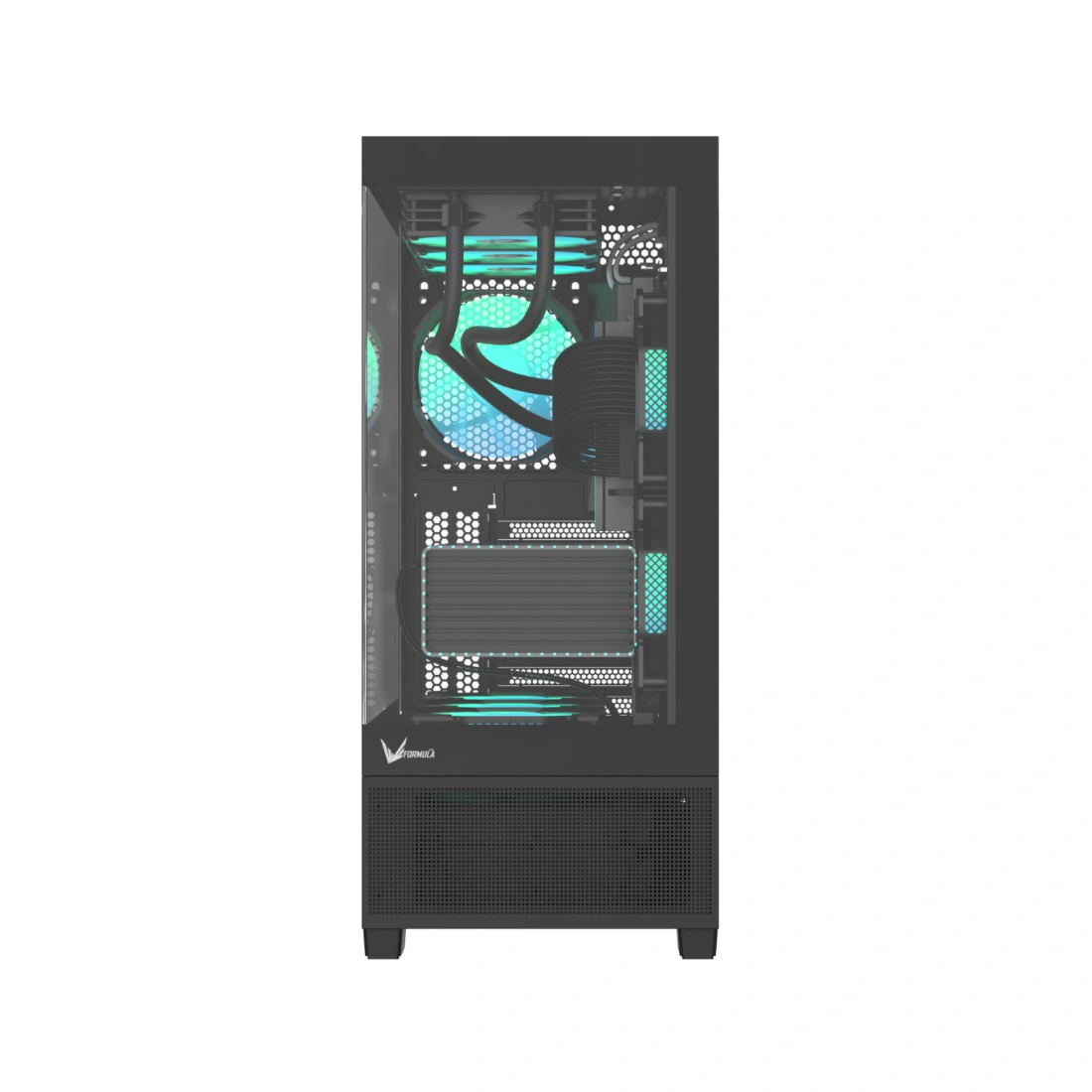 Компьютерный корпус Formula V Crystal E1 Floe Black без Б/П  - фото 3