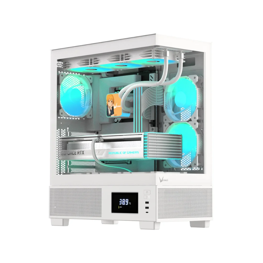 Компьютерный корпус Formula V Crystal E1 Cosmic White без Б/П  - фото 2