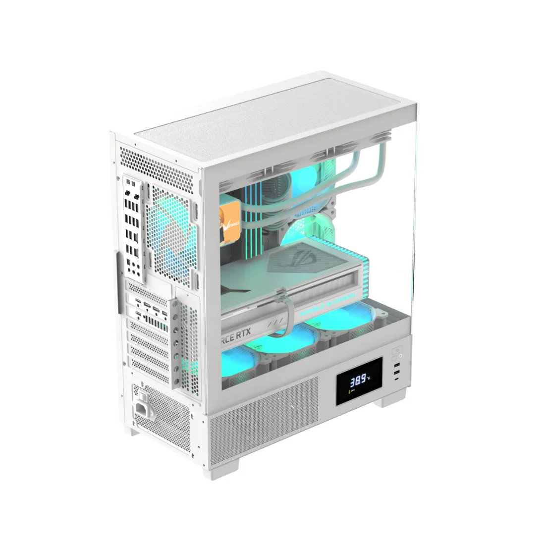 Компьютерный корпус Formula V Crystal E1 Cosmic White без Б/П  - фото 6