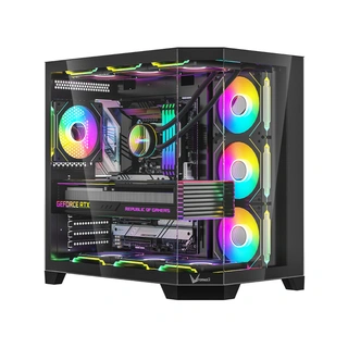 Компьютерный корпус Formula V Crystal Z6 Floe Black без Б/П 