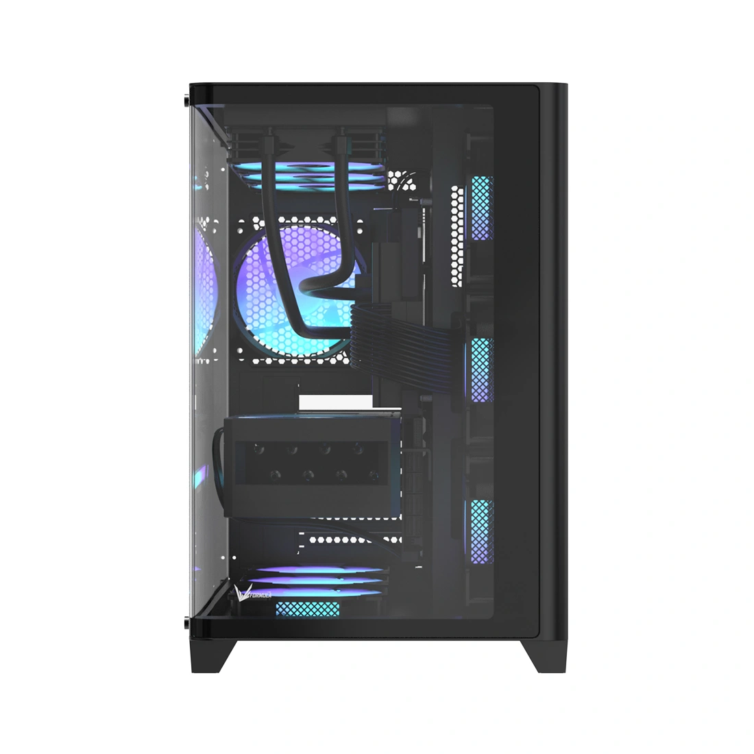 Компьютерный корпус Formula V Crystal U2 Floe Black без Б/П  - фото 5