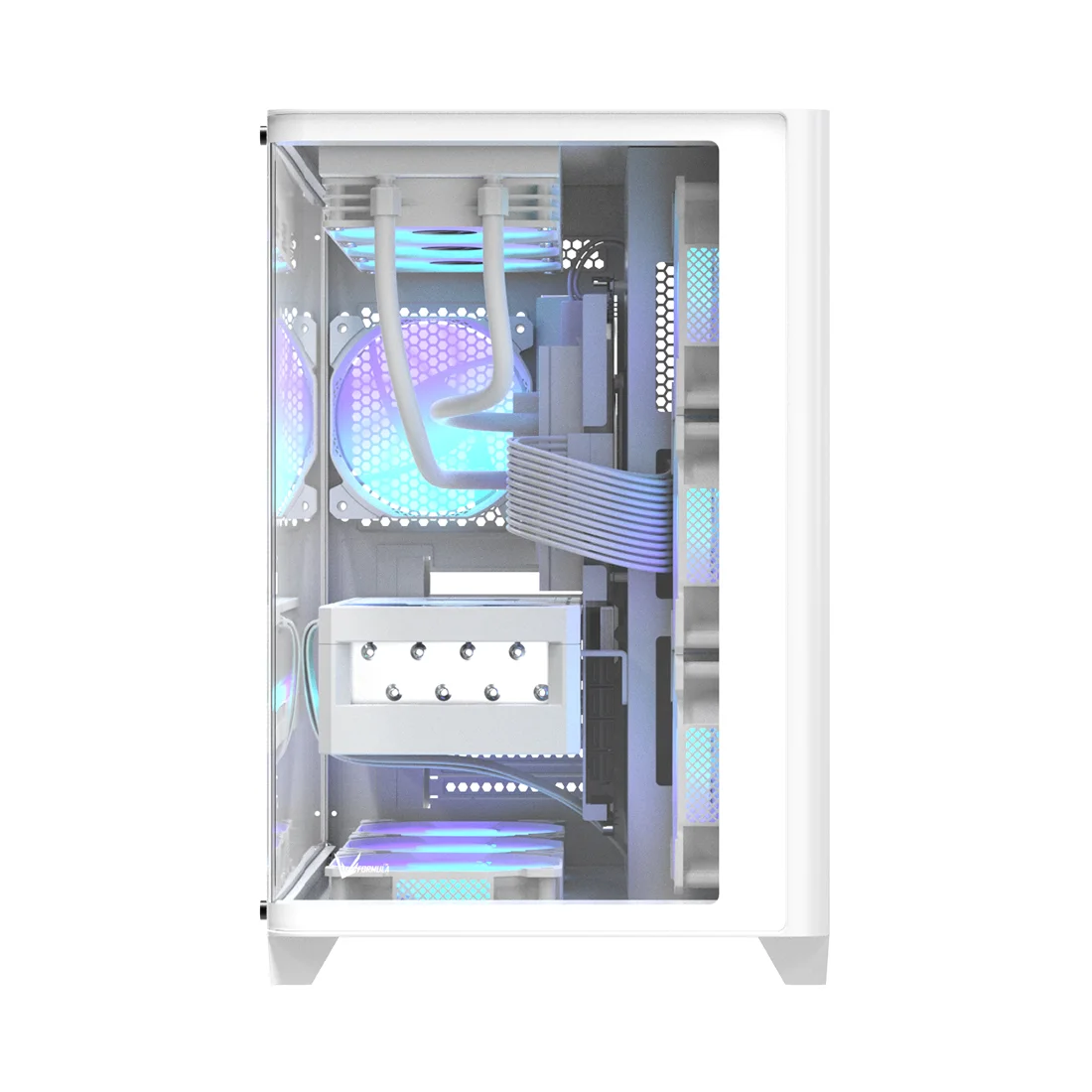 Компьютерный корпус Formula V Crystal U2 Floe White без Б/П  - фото 3